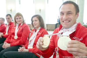 [VIDEO] Polska Reprezentacja Olimpiad Specjalnych w Pałacu Prezydenckim