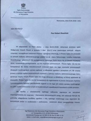 [VIDEO] Ministra Sprawiedliwości Prokuratora Generalnego prosi o pomoc ojciec 10-latki, która została w skandaliczny sposób potraktowana przez sędzię Małgorzatę Orzech-Placek oraz Prezesa Michała Bukiewicza z Sądu Rejonowego dla Warszawy Pragi Południe!