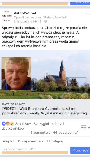 [VIDEO] NIE WYSTAWIAJ FAŁSZYWEGO ŚWIADECTWA PRZECIW BLIŹNIEMU SWEMU! Czy proboszcz parafii w Trzeszczanach fałszywie pomawia, prześladowanego za prawdę, robotnika Wiesława Księżuka?