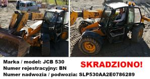 Rutkowski poszukuje koparki JBC 530 skradzionej we wsi Bełdów okolicach Aleksandrowa Łódzkiego