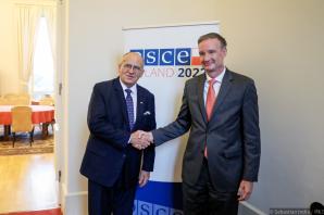 Przewodniczący Organizacji Bezpieczeństwa i Współpracy w Europie Zbigniew Rau wystąpił na Forum Ekonomiczno-Środowiskowym OBWE w Pradze