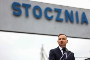 [VIDEO] Szczecin. Prezydent Andrzej Duda na obchodach 43. rocznicy podpisania Porozumień Sierpniowych