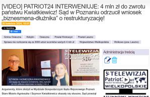 Skuteczna interwencja państwa Kwiatkiewicz i Telewizja.Patriot24.net! Prokurator Rejonowy w Lesznie uznał argumenty i wycofał decyzję o odmowie wszczęcia dochodzenia dot. 2-krotnego okłamania policjantów. Szefowi Agro Fondi sp. z o.o. grozi 8 lat więzienia