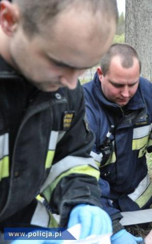 Podpalił las i chciał popełnić samobójstwo! Brawurowe ćwiczenia