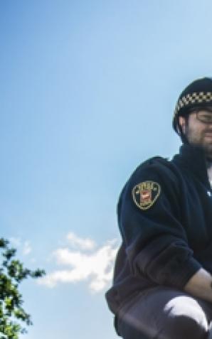 Konne patrole straży miejskiej na Lublinku