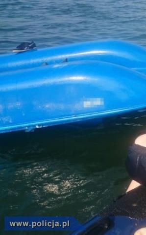 Uratowali tonących z przewróconego roweru wodnego! 