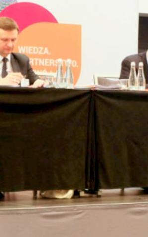 Spotkanie minister edukacji z samorządowcami w Serocku