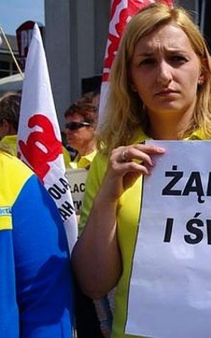 Pikieta pracowników Praktikera