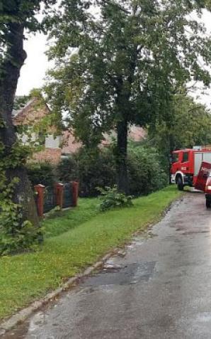 Stan pogotowia przeciwpowodziowego. 55 zastępów PSP i OSP prowadzi działania przeciwpowodziowe w Elblągu