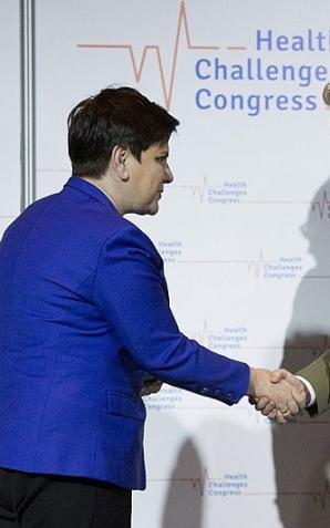 Wicepremier Beata Szydło wręczyła nagrody „Animus Fortis” na Kongresie Wyzwań Zdrowotnych