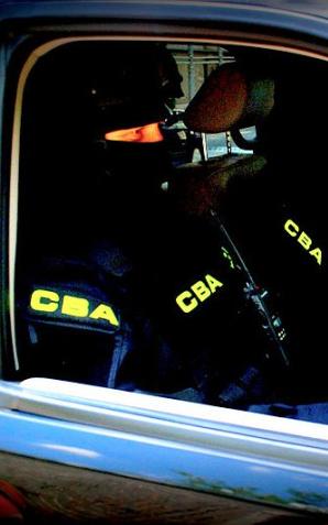 B. wiceminister finansów i szef Służby Celnej zatrzymany