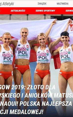  Niesamowity wyczyn. Polki najlepsze na Halowych Mistrzostwach Europy w Glasgow!