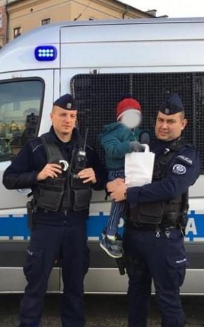 Krakowscy policjanci odnaleźli 4-latka