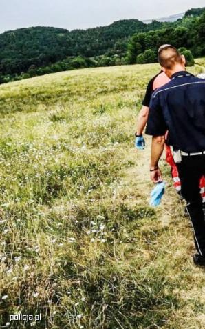 [VIDEO] Jaworscy policjanci pomogli w akcji ratowniczej