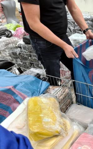 [VIDEO] Handlowali podrobionymi torebkami z Chin. Zabezpieczono towar o wartości prawie 3 milionów złotych