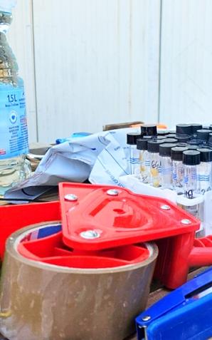 [VIDEO] Chemicy zaskoczeni podczas produkcji narkotyków. Akcja mazowieckich policjantów na terenie powiatu grójeckiego