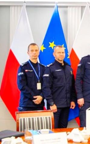 Wizyta delegacji Federalnego Biura Śledczego (FBI) w Komendzie Głównej Policji