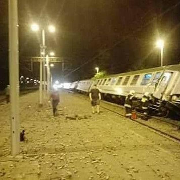 28 osób rannych po nocnym wypadku pociągu relacji Gdynia-Bielsko Biała
