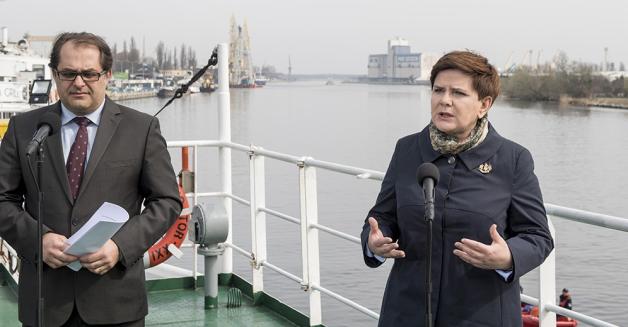 Premier Beata Szydło: Chcemy, aby przemysł stoczniowy był jednym z filarów naszej gospodarki