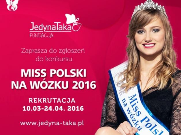 Wybory Miss Polski na Wózku 2016 - zgłoszenia tylko do 24 kwietnia!