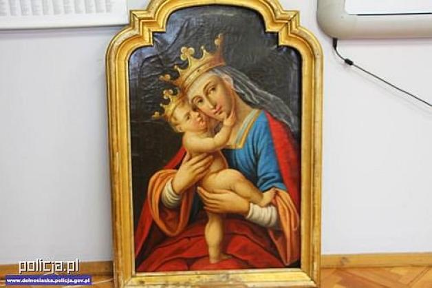 Odzyskali skradziony 25 lat temu XVIII wieczny obraz Madonny