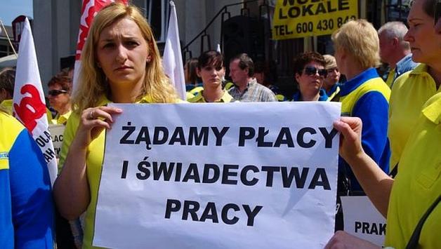 Pikieta pracowników Praktikera