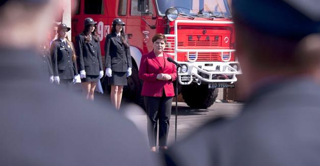 Premier Beata Szydło na 130-leciu Ochotniczej Straży Pożarnej w Brzeszczach