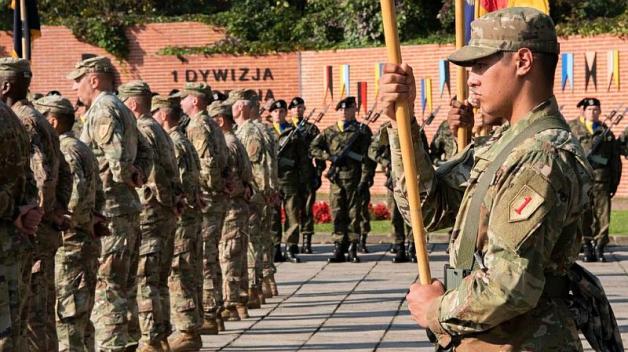 Amerykańska zmiana warty w pancernej stolicy Polski-Żaganiu