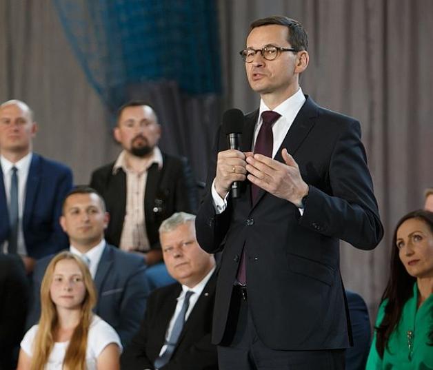 Premier Mateusz Morawiecki z wizytą w Garwolinie