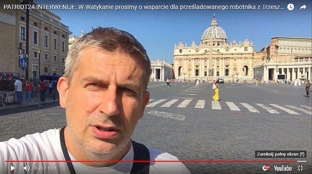 [VIDEO] - Cmentarne śmieci też zakopane na terenie kościoła w Trzeszczanach - przekazał Sądowi sekretarz gminy, oskarżony Paweł  L. Zakopywać miał obecny Wójt Stanisław Cz. Brak pomocy biskupa Mariana Rojka, podejmujemy interwencję w Watykanie