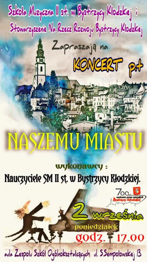 Bystrzyca Kłodzka: wyjątkowy koncert na jubileusz miasta