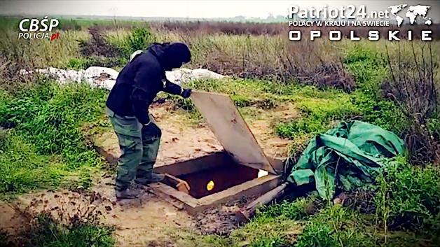 [VIDEO] Plantacja marihuany ukryta była pod ziemią