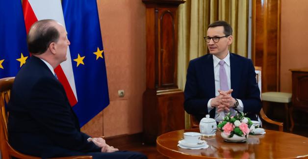 Rozmowa premiera z prezesem Grupy Banku Światowego o wsparciu dla Ukrainy