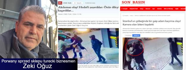 [VIDEO] Mieszkająca w Niemczech Polka martwi się o swojego przyjaciela - tureckiego biznesmena!  Zeki Oğuz został porwany spod sklepu w Stambule, w biały dzień, w sobotę 18 marca 2023 r. ok. godz. 14! 