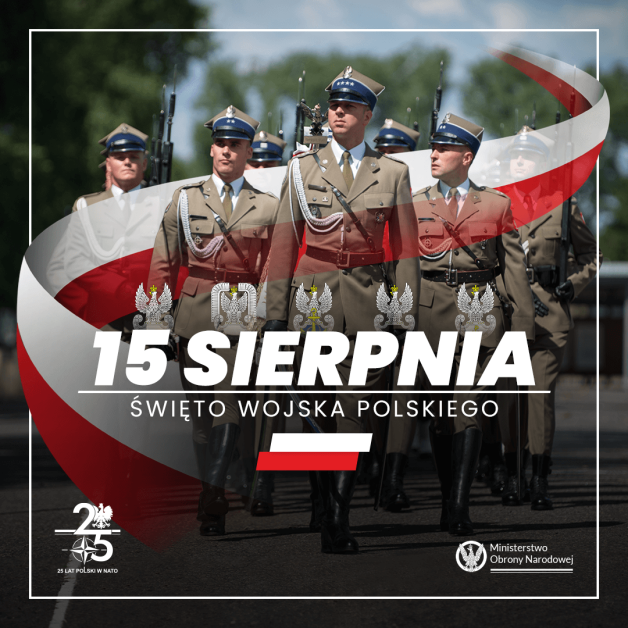 Ministerstwo Obrony Narodowej Zaprasza na Obchody Święta Wojska Polskiego