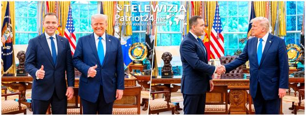 Prezydent USA Donald Trump przyjął w Białym Domu Karola Nawrockiego