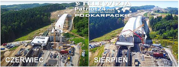 [VIDEO] S19 Babica–Jawornik: estakada rośnie w oczach (sierpień 2025)